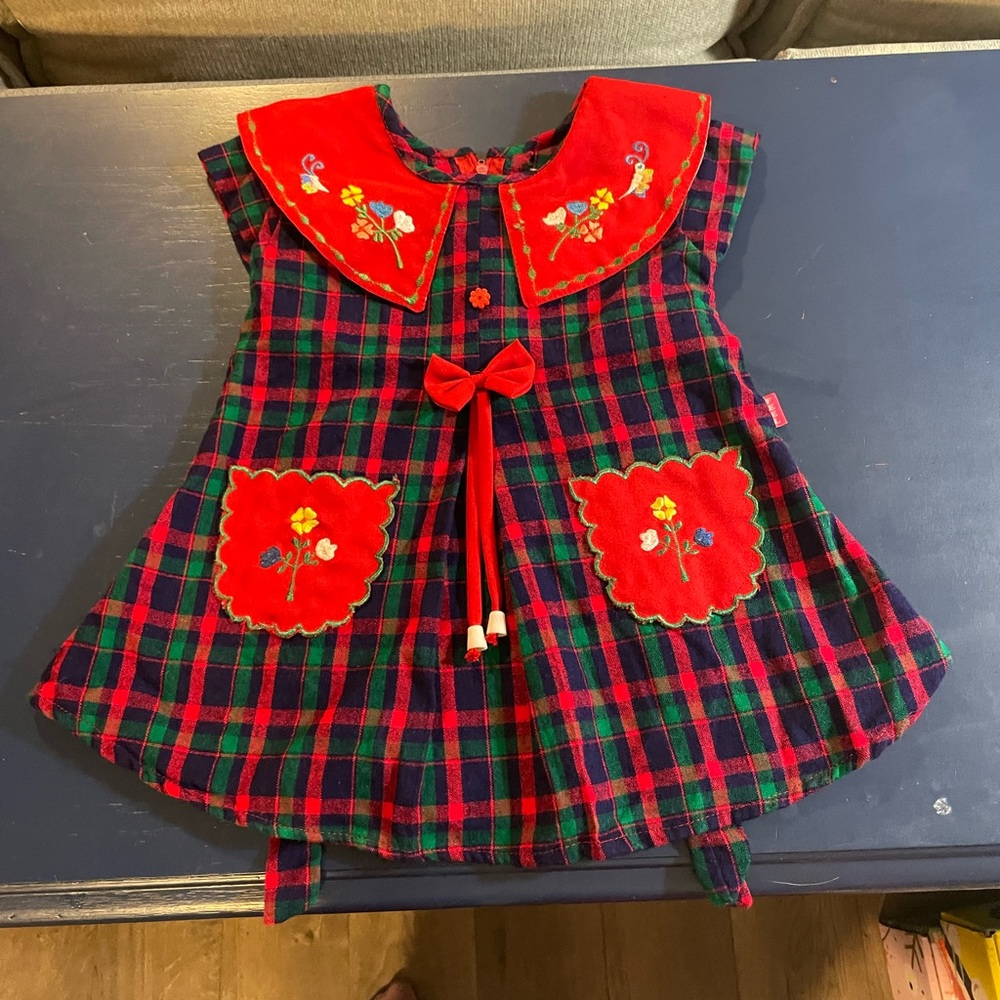 Vintage Inspired Plaid Dress